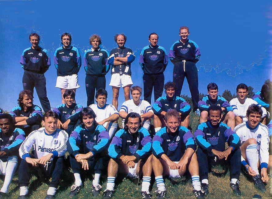 Olympique de Marseille. Font-Romeu. 1990.