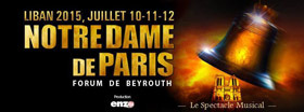 Dominique Sappia au Liban avec la comédie musicale Notre-Dame de Paris