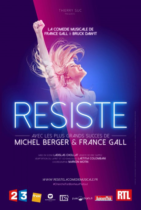 Dominique Sappia, Kiné-Ostéo de la Comédie Musicale "Résiste" de France Gall. Marseille 26 et 27 Février 2016